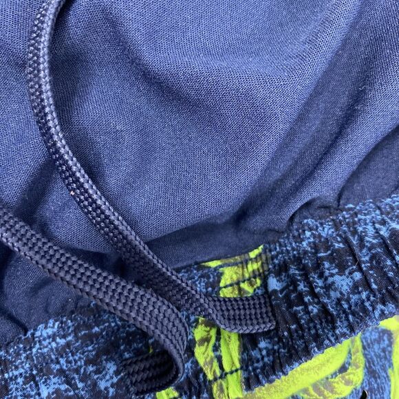 KS Island Swim Trunks Mens Large Tall Blue Knee Length Beachwear - Picture 7 of 8